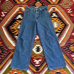 Levi’s high waisted straight baggy jeans